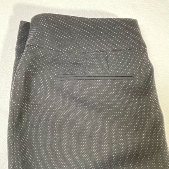 LOFT Laura Fit Trousers Dress Pants Size 8 Black Wide Leg Flowy Lined - Picture 6 of 16